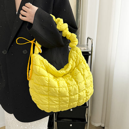 Pleated Cloud Down Jacket Bag