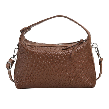 High-grade Solid Color Shoulder Bag