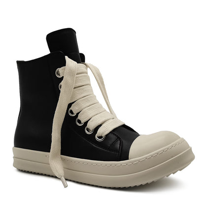 High-Top Leather Sneakers & Short Boots