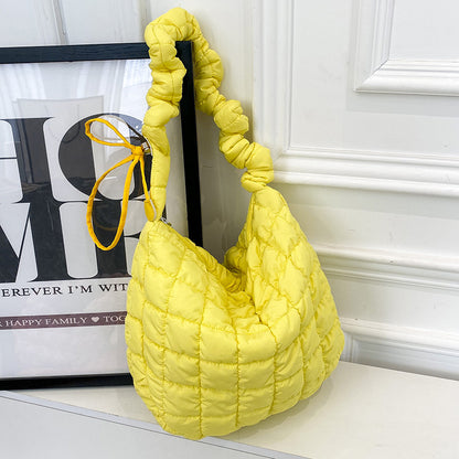 Pleated Cloud Down Jacket Bag