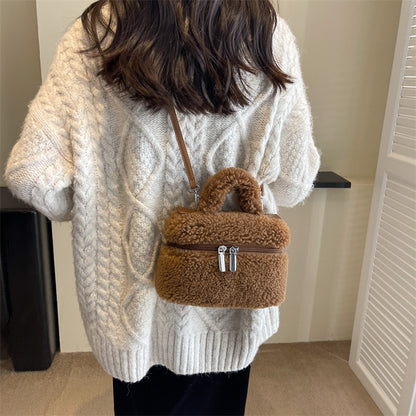 Autumn/Winter Lamb Wool Women's Plush Bag