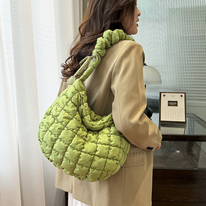 Pleated Cloud Down Jacket Bag