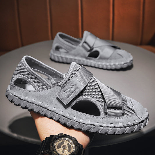 Summer Men's Breathable Mesh Beach Sandals