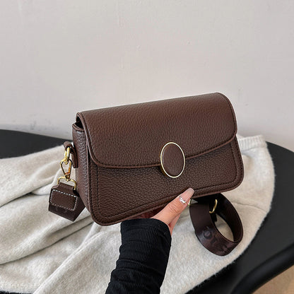 Fashion Small Square Bag with Wide Shoulder Strap