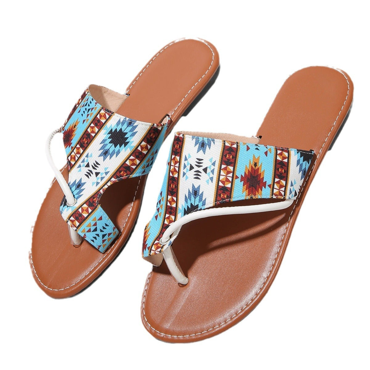 Printed Roman Sandals Stylish Breathability