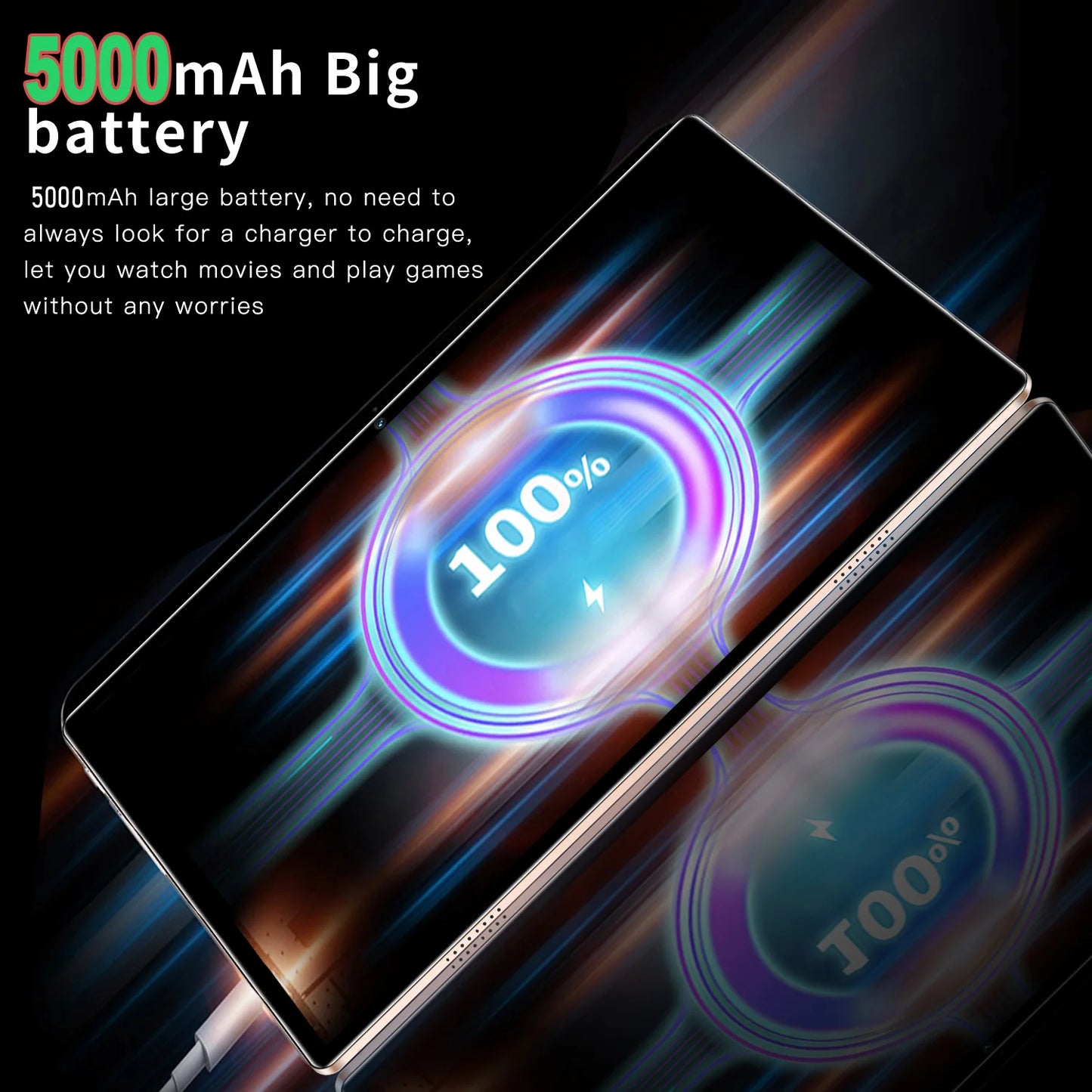 New 10.1-inch Tablet Android 11, 4RAM 64GB ROM, 1TB expansion, 1280x800 IPS Screen, 5000mAh Battery, GMS 3G Network, WiFi