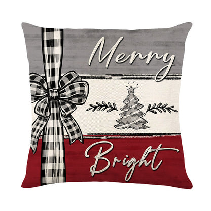 Christmas Cushion Cover, 2024 Decor, New Year Gift