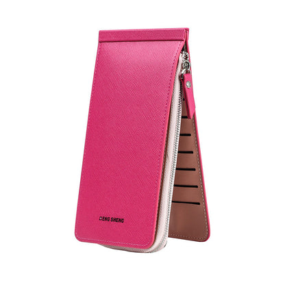 Women's Wallet Long Zip Clutch