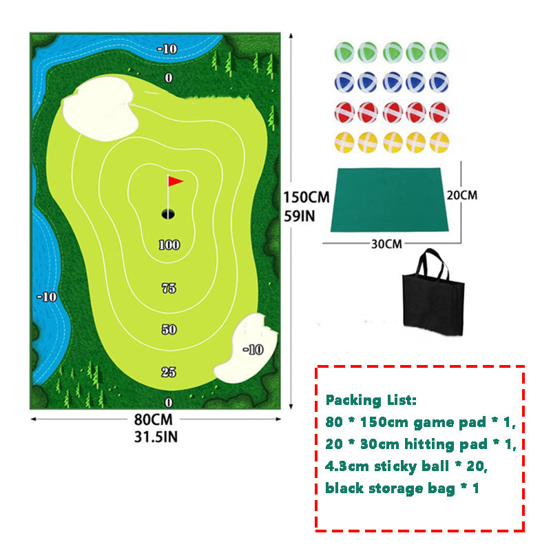 Golf Swing Training Mat – Parent-Child & Directional Path