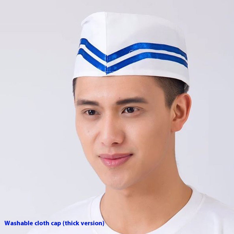 Cotton Hat Restaurant Canteen Chef Work Hat