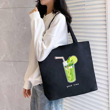 Canvas Student Tote Handbag