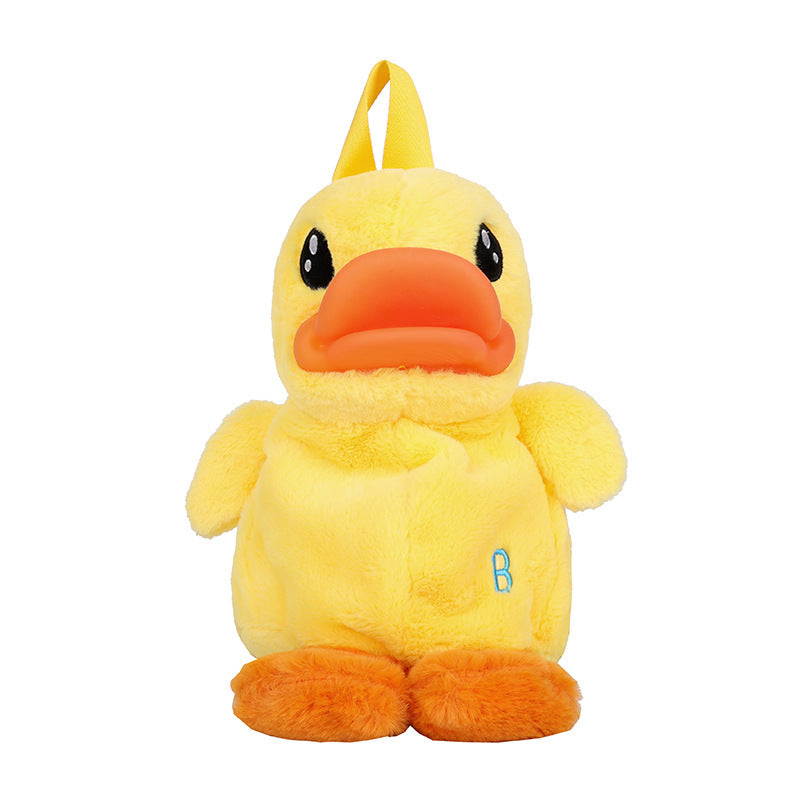 Yellow Duck Plush Children's Backpack