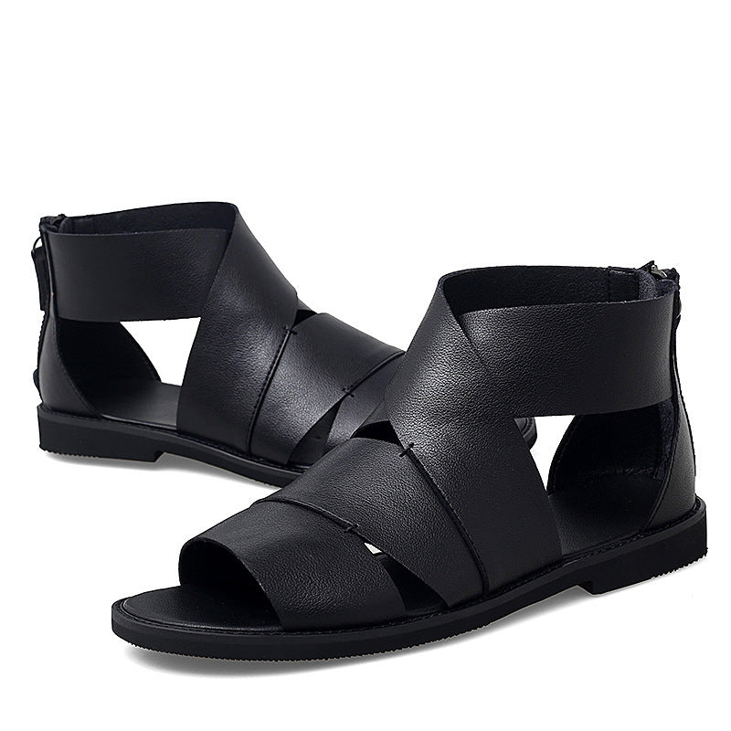 New Korean-Style Men's Fashion Sandals for Summer