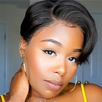 Short Bob Lace Front Wig Human Hair