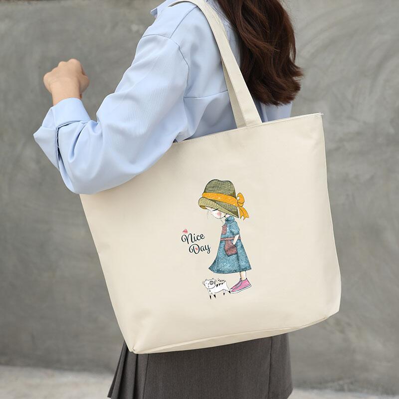 Canvas Student Tote Handbag