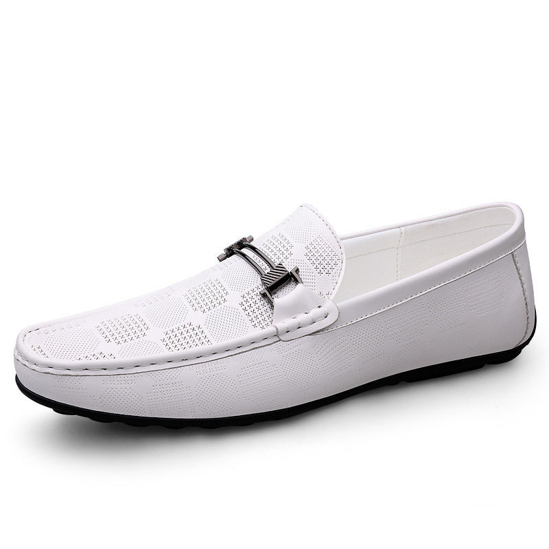 Business Casual Leather Shoes with Soft Bottom