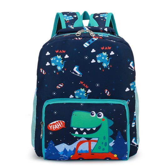 Cute Dinosaur Kindergarten Cartoon Backpack for Boys and Girls