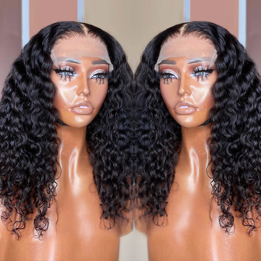 Deep Wave Transparent Lace Front Wig