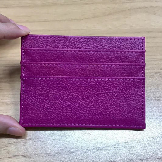 Ultra-Thin Large Capacity Cowhide Card Holder