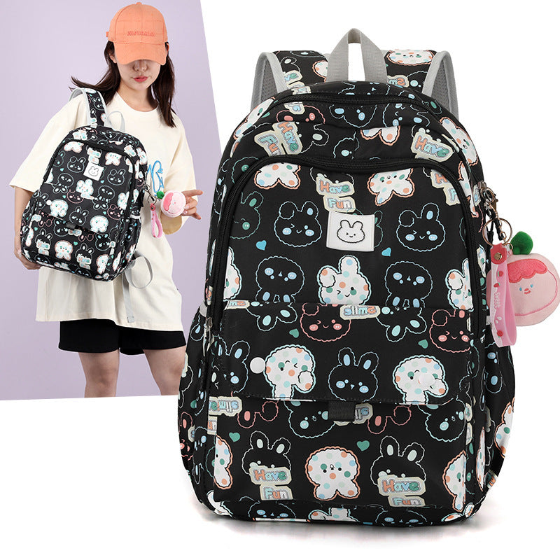 Girls' Multi-layer Primary School Backpack