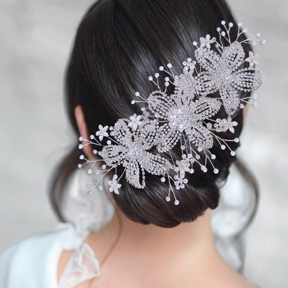 Flower Rhinestone Bridal Hair Band