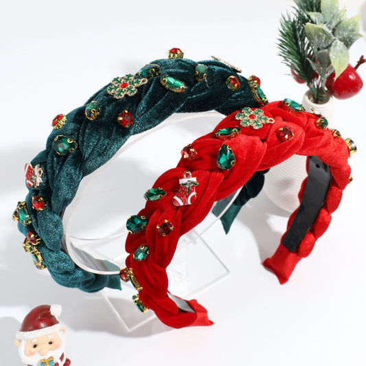 Christmas Snowflake Rhinestone Headband