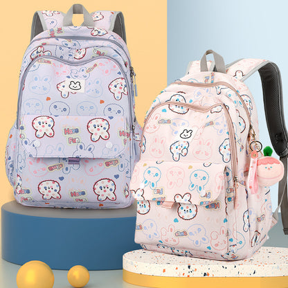 Girls' Multi-layer Primary School Backpack