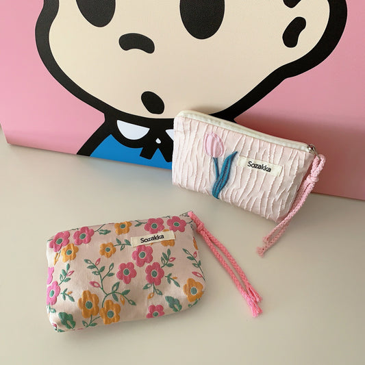 Female Cosmetic Bag Portable Coin Purse Wash Bag