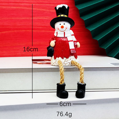 Resin Snowman Night Light Christmas Decoration