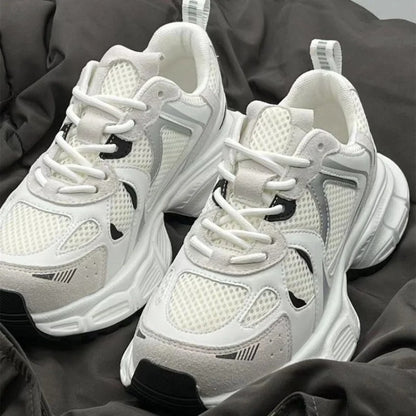 Versatile Mesh Platform Casual Sports Shoes