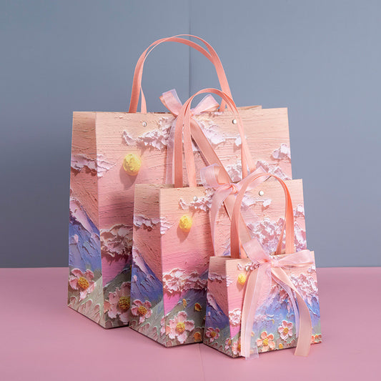 Yunshan Petals Beautiful Crayon Gift Handbag