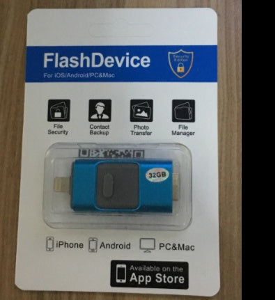 3-in-1 OTG USB Flash Drive for Apple, Android, and Computers