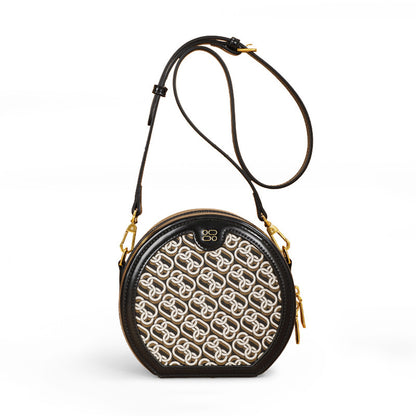 Korean Style Round Niche Phone Crossbody Bag