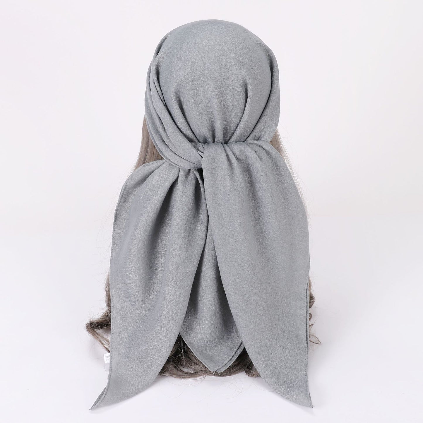 Women's Cotton And Linen Solid Color Retro Artistic Scarf