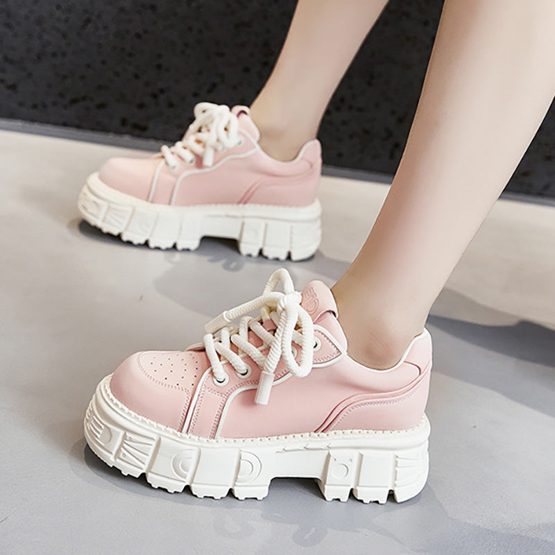 Spring All-Match Leather Muffin Shoes