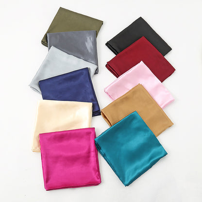 Summer Thin Women's Solid Color Large Kerchief 90 Colors