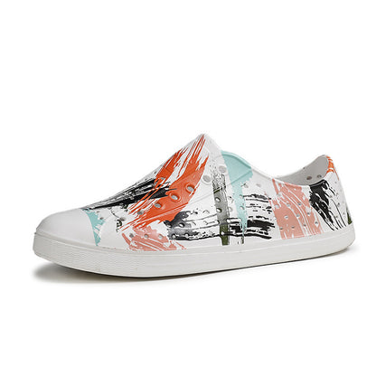 Graffiti Hole Sandals: Men's and Women's Casual Beachwear