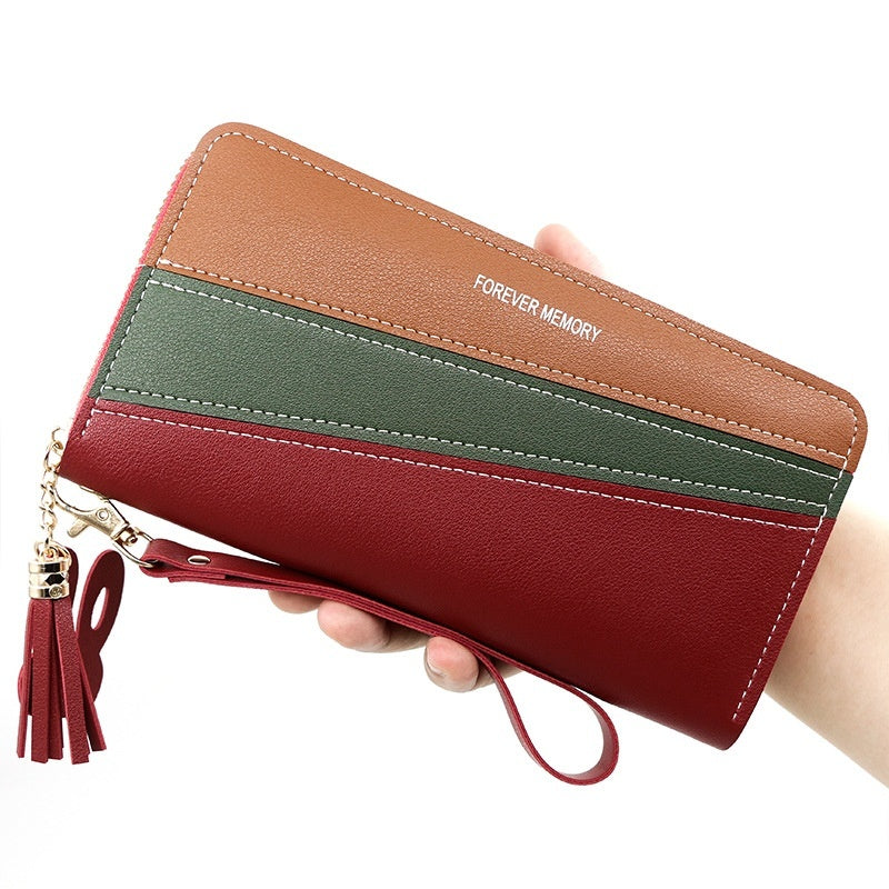 Simple Long Fashion Coin Purse Handbag