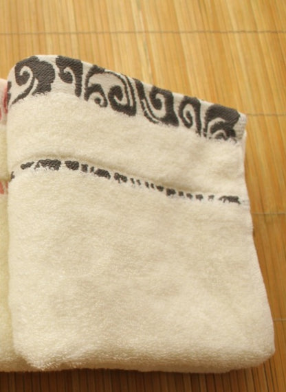 High-Quality Pure Cotton Jacquard Face Towel