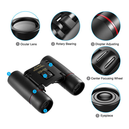 TravelZoom Mini Binoculars