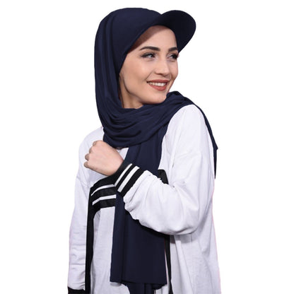 All-matching Pullover Solid Color Women's Scarf Turban Hat