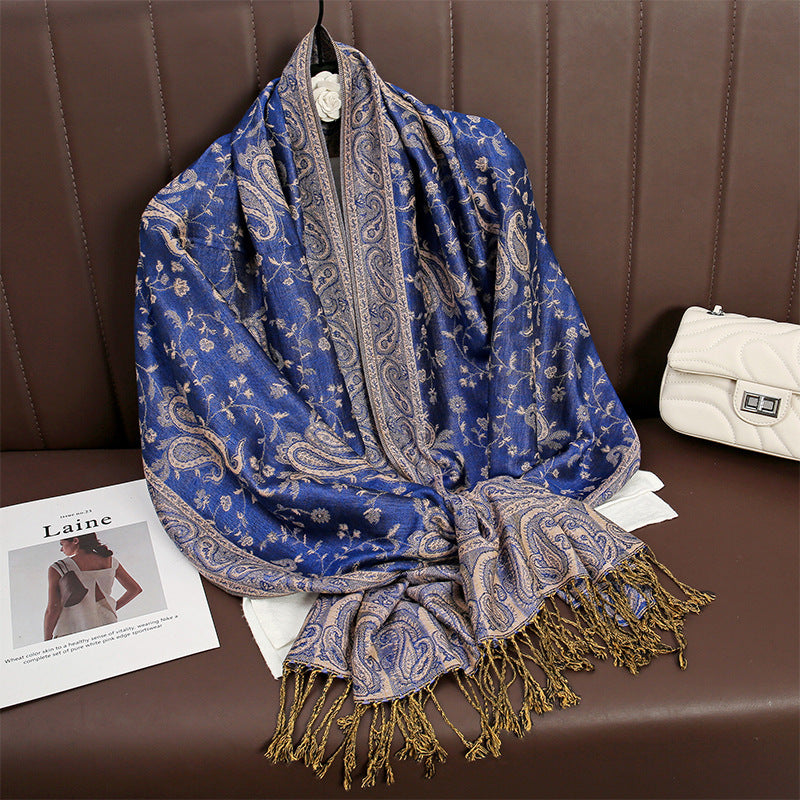 Cashmere Shawl Women's Printed Warm Scarf