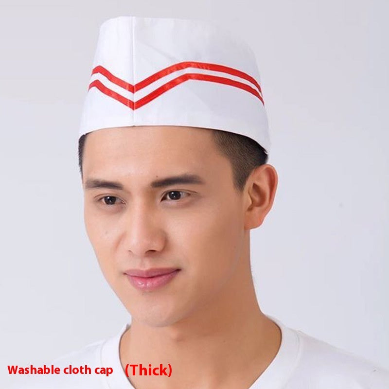 Cotton Hat Restaurant Canteen Chef Work Hat