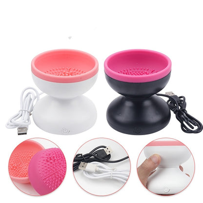 Portable Electric Makeup Brush Cleaner USB Powered