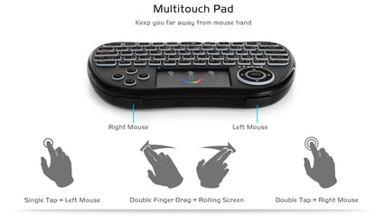 H9 Wireless Backlit Touch Keyboard