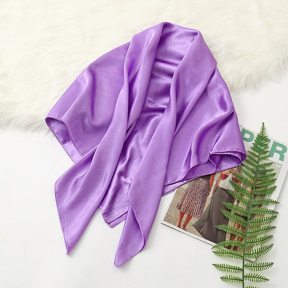 Summer Thin Women's Solid Color Large Kerchief 90 Colors