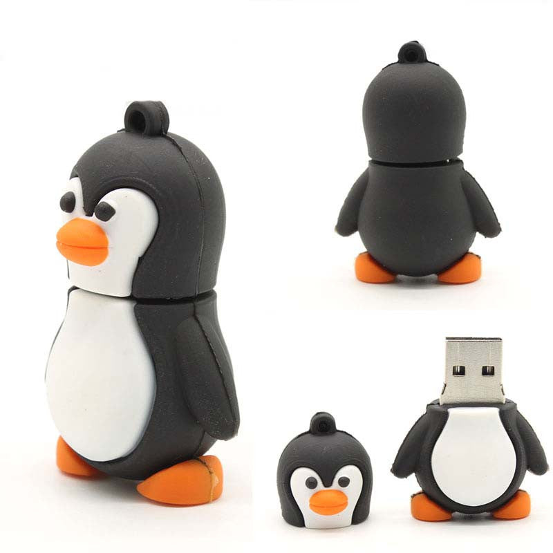 Cartoon Penguin USB Drive 3.0