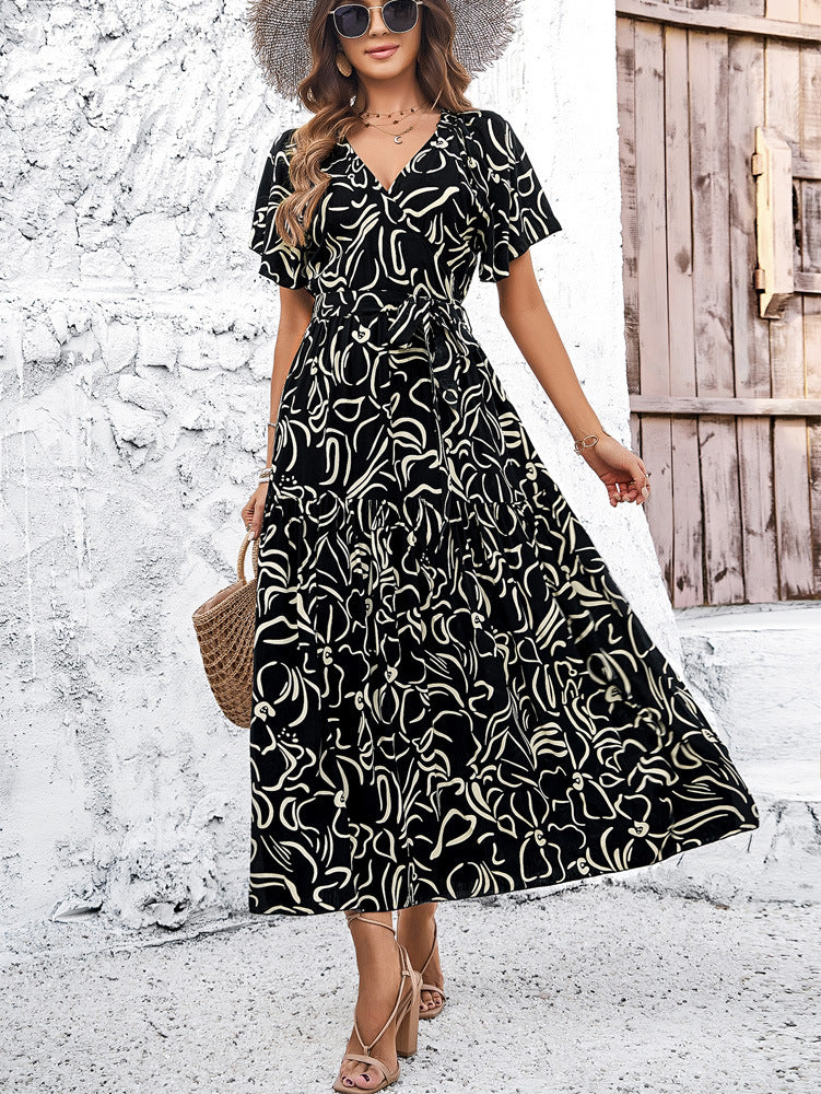 Spring/Summer Printed Dress