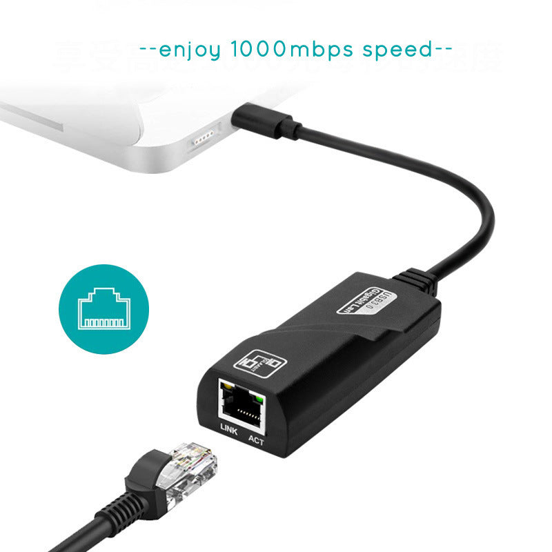 Type-C to Gigabit Ethernet Adapter with USB 3.1 Port