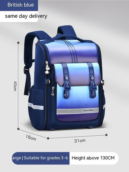 Spine-Safe Large Capacity Student Backpack (Grades 1-6)